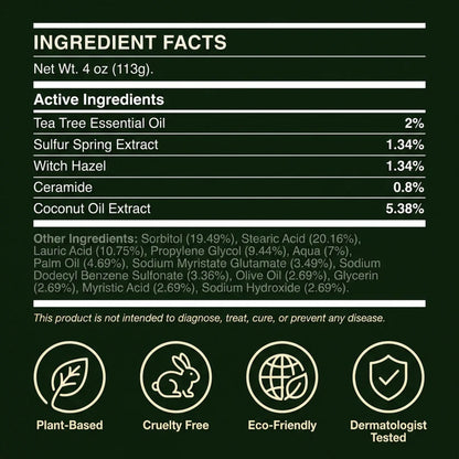 Ironbark Tea Tree Antifungal Bar
